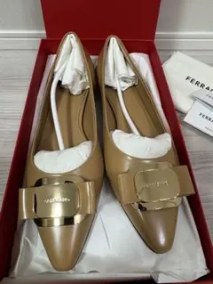 【新品未使用】Ferragamo＊ZEA バレエフラットシューズ 8 1/2 D