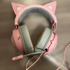 3点セット】Razer ベースステーション+猫耳+V2 ヘッドセットバラウリ可