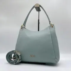 FURLA シエナ ホーボー 2way バッグ レザー 斜め掛け f411