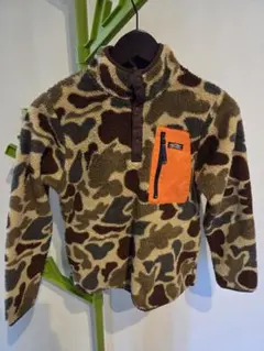 迷彩柄フリースジャケット