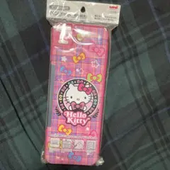 サンリオ　ハローキティ　筆箱　ペンケース　両面開き　マグネット　鉛筆削り　当時物