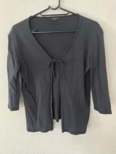 COMME CA ISM ブラック カーディガン Mサイズ