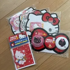 ハローキティ 一番くじ サンリオ ステッカー 缶バッジ アクリルキー