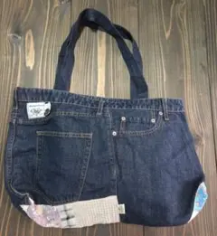 リメイクトートバッグ♡デニム　ハンドメイド