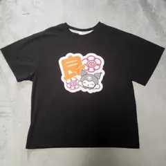 サンリオキャラクターズ クロミ 半袖Tシャツ 黒ブラック M