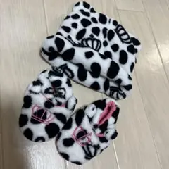 BABYDOLL ダルメシアン柄 靴下 帽子