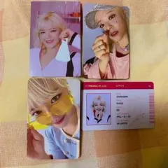 TWICE formula of loveジョンヨン　トレカ3種＋IDカード