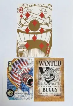 원피스 バギー トランプ イマジンウォンテッドカード ONE PIECE
