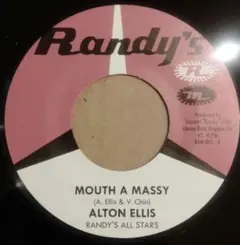 激レア! スカ名曲! Alton Ellis - Mouth A Massy