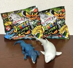 ジャングル&Co オオメジロザメ(銀) & クロカイマン レア2種セットのサムネイル