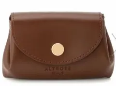 【ALTROSE】ミニ財布　お札 折らない　ウォレット　コンパクト　ブラウン