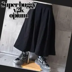 y2k opium super buggy wide jorts 2000's