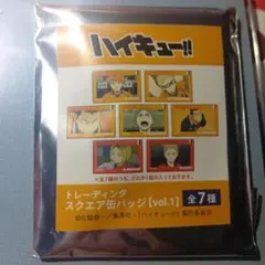 トレーディングスクエア缶バッチ　ハイキュー！！のサムネイル