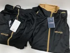 Kaepa USA ジャージ上下セット ブラック×ゴールド