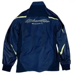 ミズノプロ トラックジャケット M 紺×黄 ブレスサーモ ジャージ