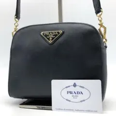 ✨希少・美品✨プラダ ショルダーバッグ ミニ 三角ロゴプレート レザー