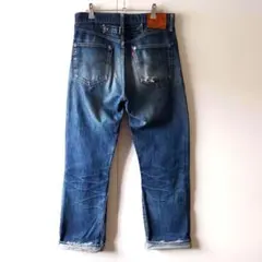 ヴィンテージ復刻日本製リーバイス 702 ビッグE 赤耳ヤレ感w31シンチバック