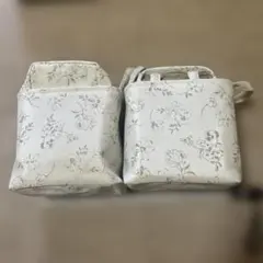 花柄収納バッグ 10点