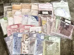 海外コラージュ素材 99点 大量まとめ売り おすそ分け 紙モノ