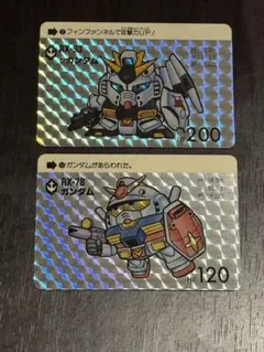 SDガンダムワールド　カードダス RX-93 RX-78 ガンダム　2枚セット