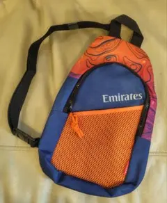 Emirates ボディバッグ オレンジ ブルー