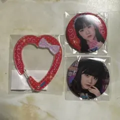 Juice=Juice モバガチャ 川嶋美楓 アクリルカラビナ 缶バッジ