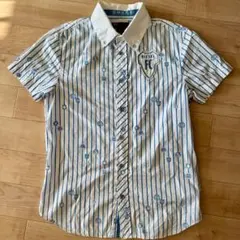 DIESEL 【20年もの・ヴィンテージ】ストライプ 半袖シャツ