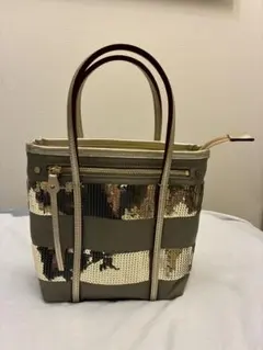 【MZ WALLACE】トートバッグ （ゴールド・スパンコール）のサムネイル