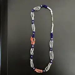 ビーズネックレス 約70cm 美品