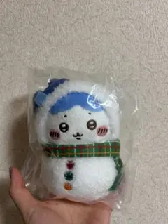 エニマイくじ ちいかわ E賞 雪だるま ぬいぐるみ ハチワレ