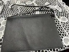 【未使用】BALENCIAGA 黒 レザーポーチ