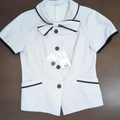 レディース事務服　半袖　半袖シャツのサムネイル
