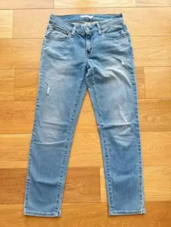 Levis リーバイス ボーイフレンドデニム 24インチ ブルー レディース