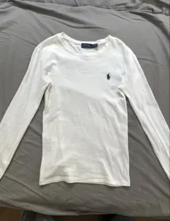 ポロ・ラルフ・ローレン 長袖Tシャツ ホワイト
