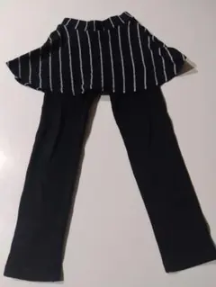 devilrock ストライプスカート付きレギンス 120　スカッツ