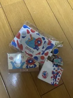 新品！万博会場限定　ミャクミャク　×イコちゃん　icocaパスケースセット①