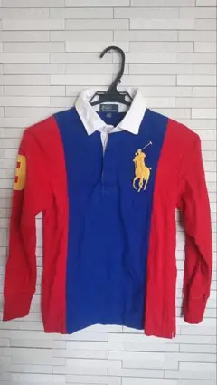 ※ローズ様 ポロ　ラルフローレン　長袖ポロシャツ 140cm ラガーシャツ