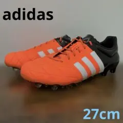 アディダス　エース 15.1 HG レザー　27cm　オレンジ　サッカースパイクのサムネイル