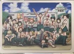 ☆ 僕のヒーロアカデミア　原画展　マグネットステッカー　雄英高校A組　集合②