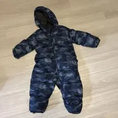 【12-18m】ベビーギャップ　ジャンプスーツ　迷彩柄ダウン
