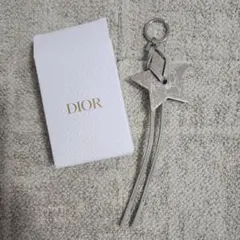 【未使用】Dior 星型 キーホルダー シルバー