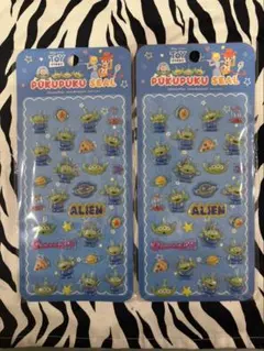 新品♡正規品 ぷくぷくシール リトルグリーンメン トイストーリー