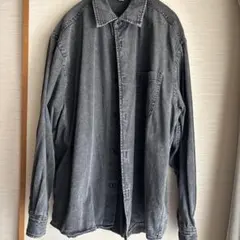 GUのウォッシュドシャツ（デニム）