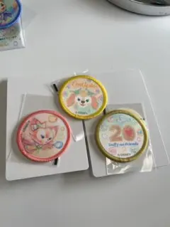 ディズニー ダッフィーとフレンズ ワッペン 3枚セット