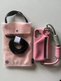 ajew iPhone16ケース　コイルストラップセット