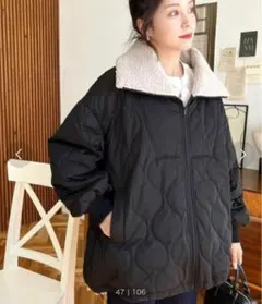 ボア キルティングジャケット