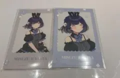 学マス　GIGO ポップアップストア　ミニフォトカード　秦谷 美鈴