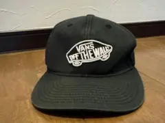 しっかり生地のVANS OFF THE WALL キャップ ブラック