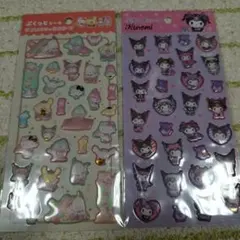 新品*匿名配送*サンリオ　ぷくっとシール　2枚セット