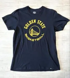 【美品】47 × Golden State Warriors ロゴTシャツ｜黒のサムネイル